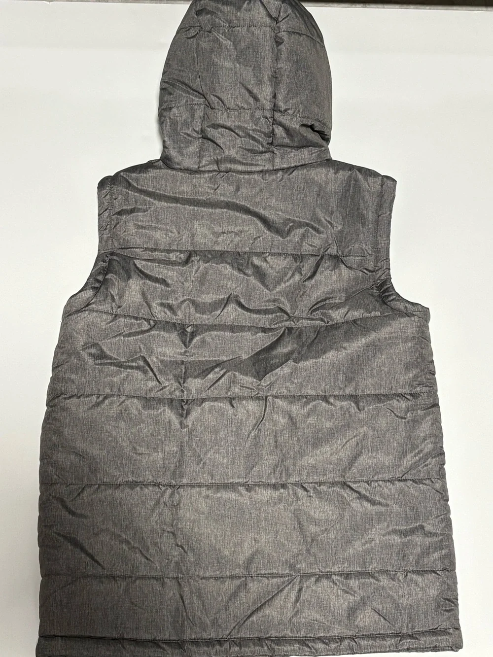 Under Armour Heather Gray Hooded Puffer Vest